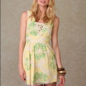 Free People Dress Summer Floral Cross Back 2